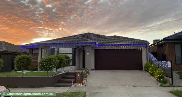 Christmas Light display at 11 Juscelina Drive, Craigieburn
