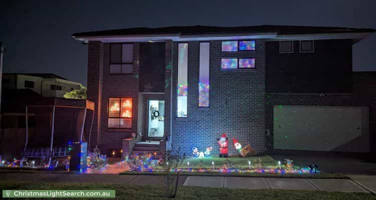 Christmas Light display at 2 Wellington Road, Auburn