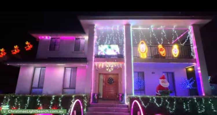 Christmas Light display at 18 Bishop Street, Cabarita