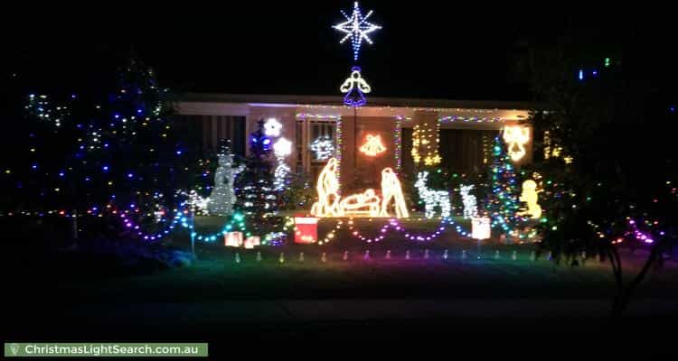 Christmas Light display at 34 Turnberry Drive, Sunbury