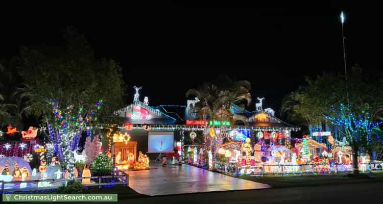 Christmas Light display at 6 Bendee Court, Narangba