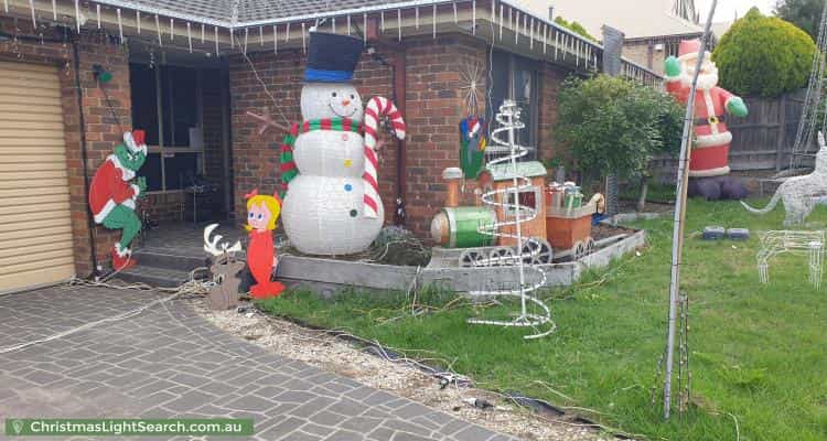Christmas Light display at 45 Roulston Way, Wallan