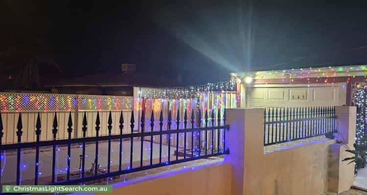 Christmas Light display at 247 Corfield Street, Gosnells