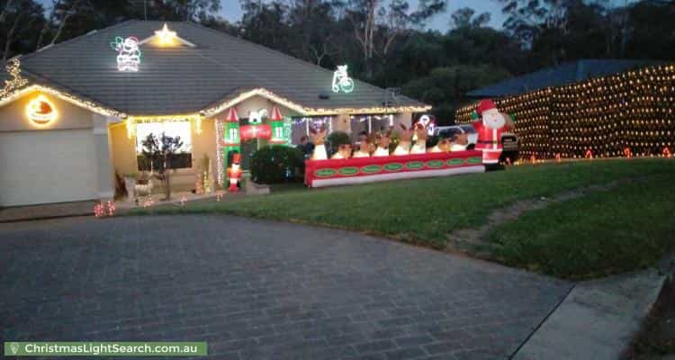 Christmas Light display at  Coachwood Crescent, Picton