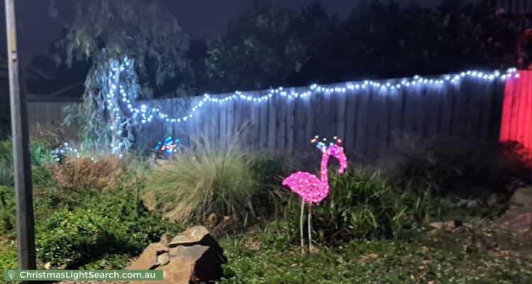Christmas Light display at 5 Melaleuca Court, Berwick