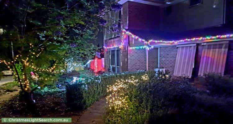Christmas Light display at 5 Melaleuca Court, Berwick