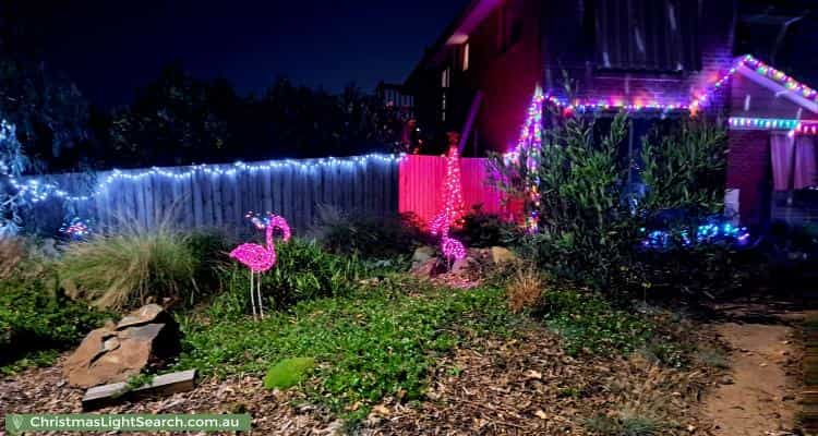 Christmas Light display at 5 Melaleuca Court, Berwick
