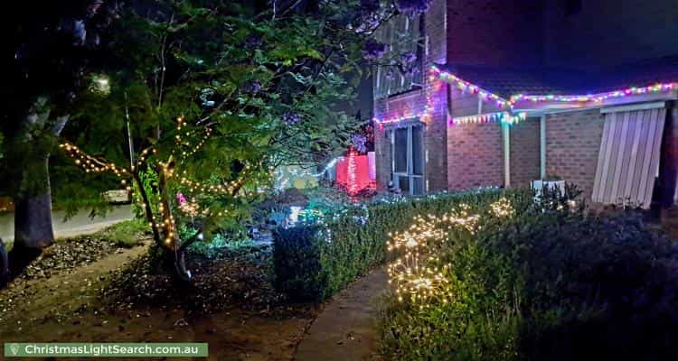 Christmas Light display at 5 Melaleuca Court, Berwick