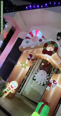Christmas Light display at 22 Adelaide Avenue, East Lindfield