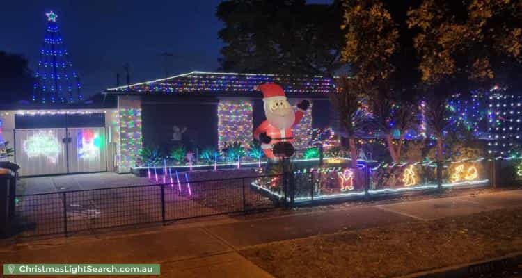 Christmas Light display at  Arkaba Street, Taperoo