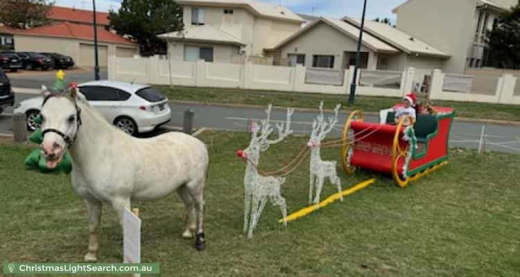 Christmas Light display at 49 Frances Burke Street, Gungahlin