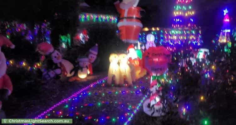 Christmas Light display at 6 Green Island Avenue, Mount Martha