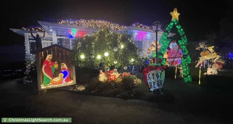 Christmas Light display at 8 Rathmullen Road, Boronia