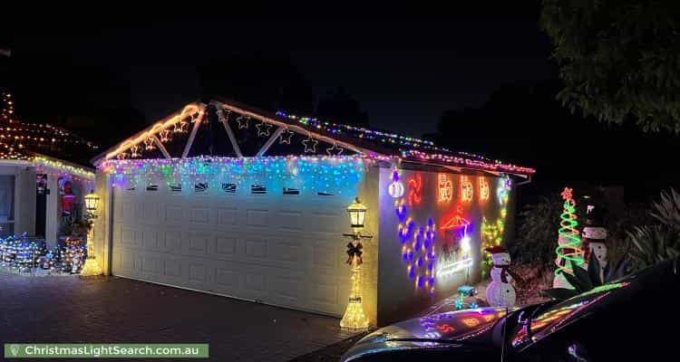 Christmas Light display at  Corella Street, Lesmurdie