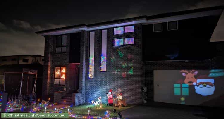 Christmas Light display at 2 Wellington Road, Auburn