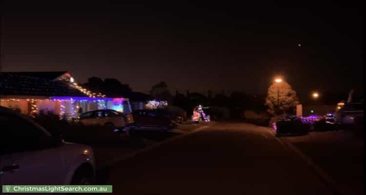 Christmas Light display at  Jenkins Court, Craigmore