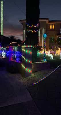 Christmas Light display at 18 Belvoir Street, Doncaster East