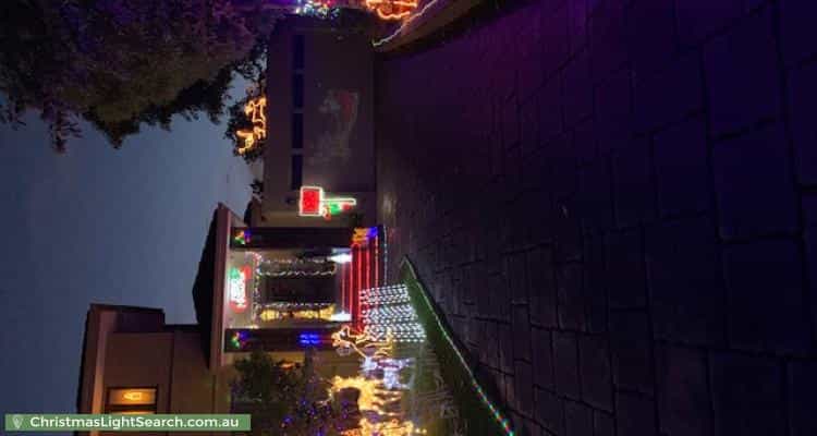 Christmas Light display at 18 Belvoir Street, Doncaster East