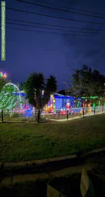 Christmas Light display at 5 Wentworth Drive, Camden South