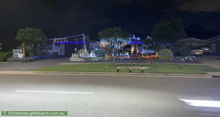 Christmas Light display at 140 Clive Steele Avenue, Monash