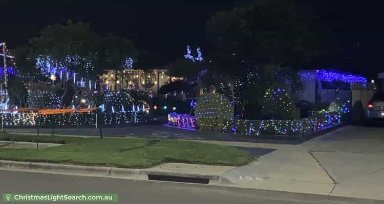 Christmas Light display at 140 Clive Steele Avenue, Monash