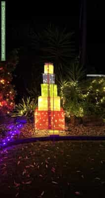 Christmas Light display at 37 Pine Drive, Aberfoyle Park