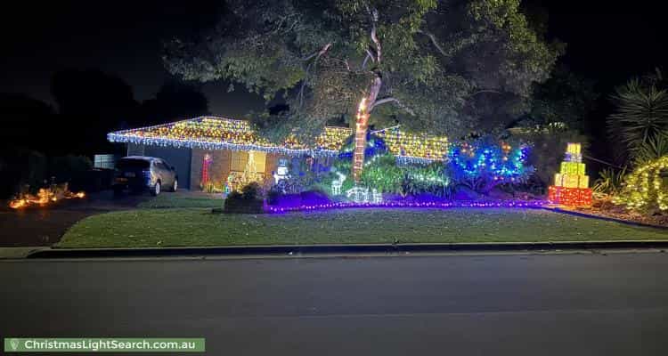 Christmas Light display at 37 Pine Drive, Aberfoyle Park