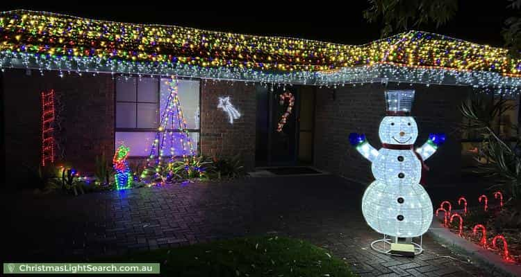 Christmas Light display at 37 Pine Drive, Aberfoyle Park