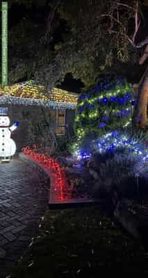 Christmas Light display at 37 Pine Drive, Aberfoyle Park