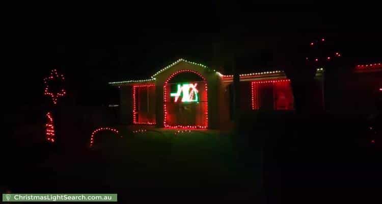 Christmas Light display at 45 Bateson Heights, Clarkson