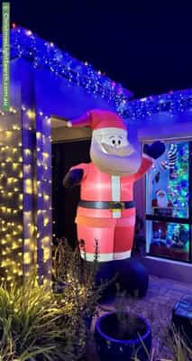 Christmas Light display at 5 Potter Street, Huntingdale