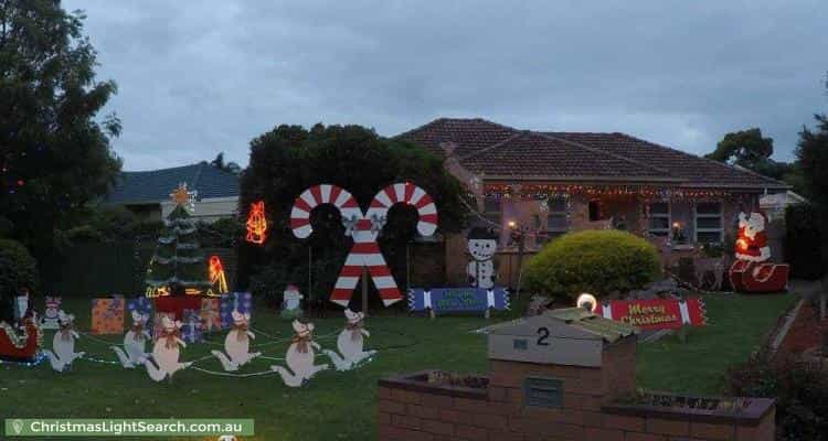Christmas Light display at 2 Peter Crescent, Morphett Vale