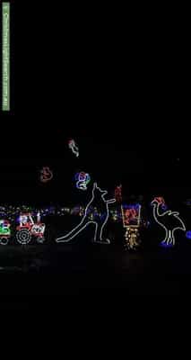 Christmas Light display at 2099 Onkaparinga Valley Road, Mount Torrens
