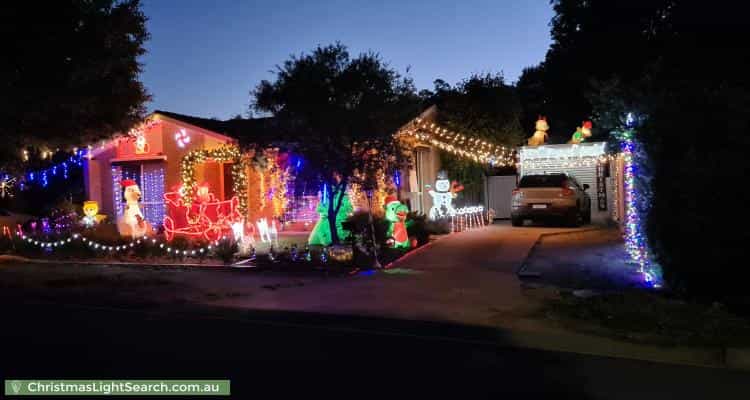 Christmas Light display at 4 Lawlor Place, Gordon