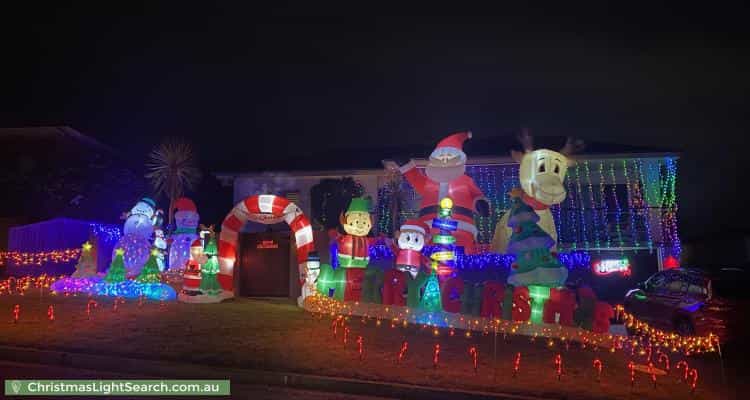 Christmas Light display at 14 Chapman Street, Port Macquarie