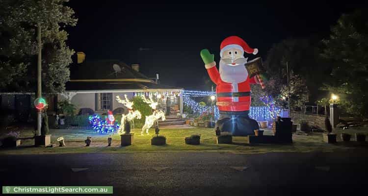 Christmas Light display at 10 Umeralla Street, Numeralla