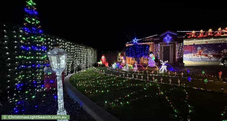 Christmas Light display at 15 Botanic Drive, Glen Waverley