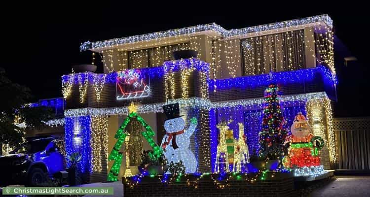 Christmas Light display at 6 Henrietta Avenue, Officer