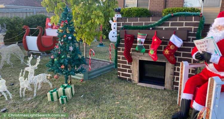 Christmas Light display at 30 Richardson Drive, Mornington