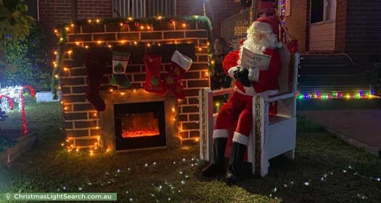 Christmas Light display at 30 Richardson Drive, Mornington