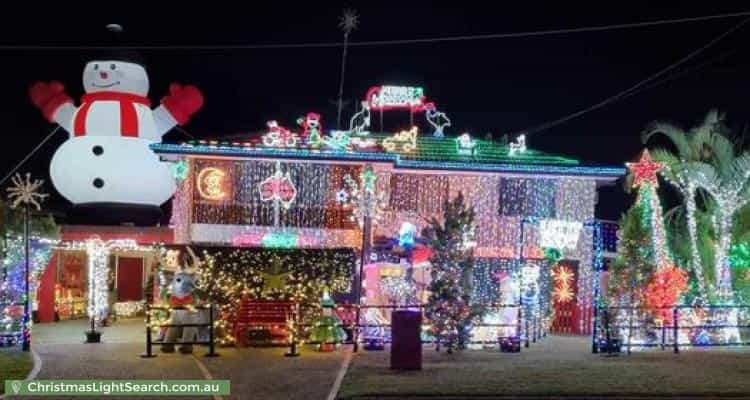 Christmas Light display at 36 Mahogany Street, Raceview