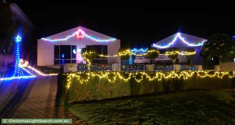 Christmas Light display at Prairie Dunes Place, Connolly