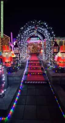 Christmas Light display at 18 Tyloid Square, Wantirna