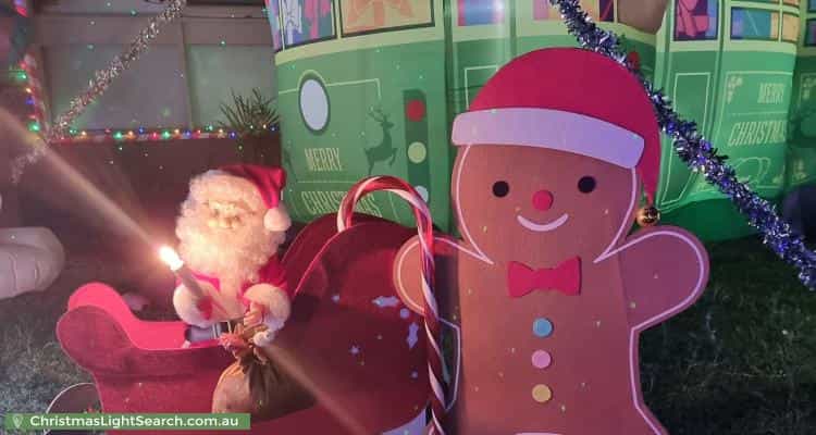 Christmas Light display at 18 Tyloid Square, Wantirna