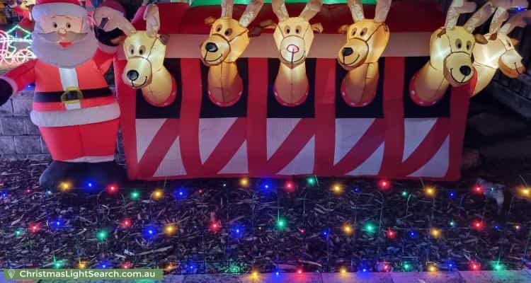 Christmas Light display at 18 Tyloid Square, Wantirna