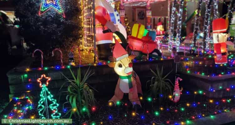 Christmas Light display at 18 Tyloid Square, Wantirna