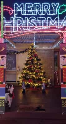 Christmas Light display at 18 Tyloid Square, Wantirna