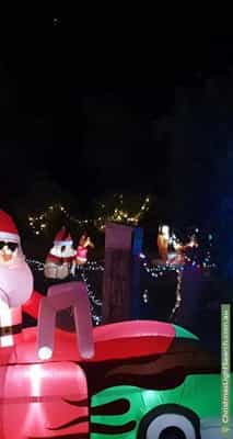 Christmas Light display at 14 Burn Street, Ararat