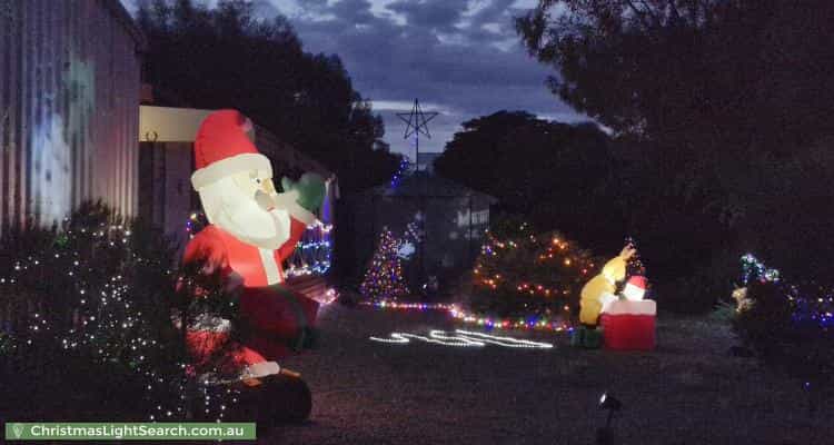 Christmas Light display at 24 Fifth Street, Orroroo