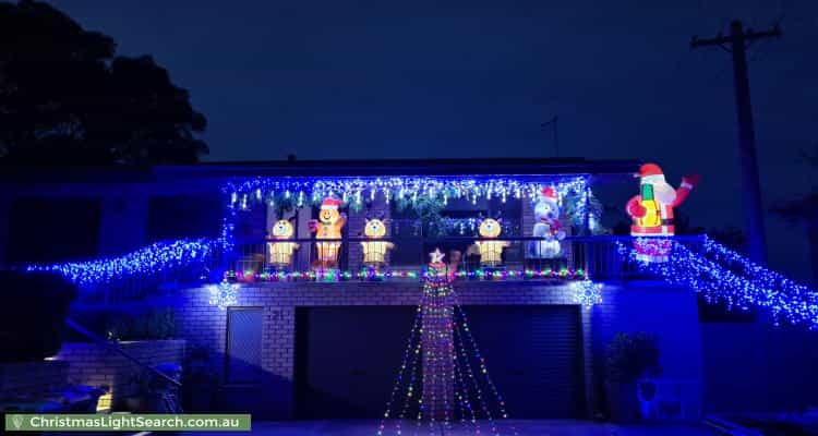 Christmas Light display at  Love Street, Flynn